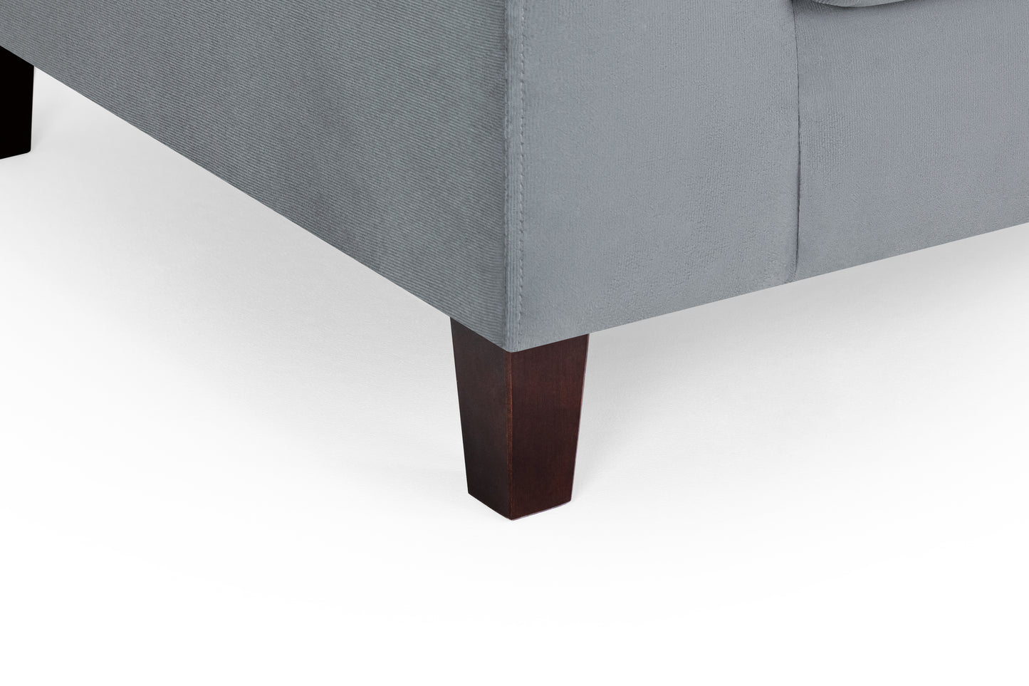Box Sofa Grey Fabric