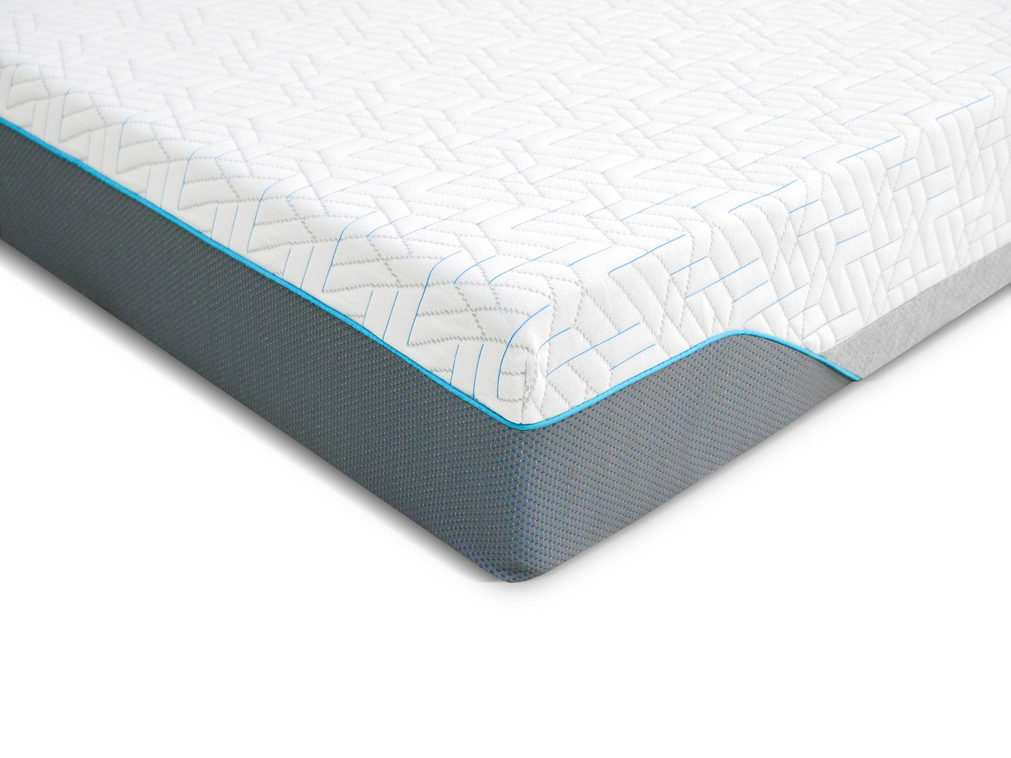 Breasley Uno Comfort Pocket Firm Mattress angled texture view