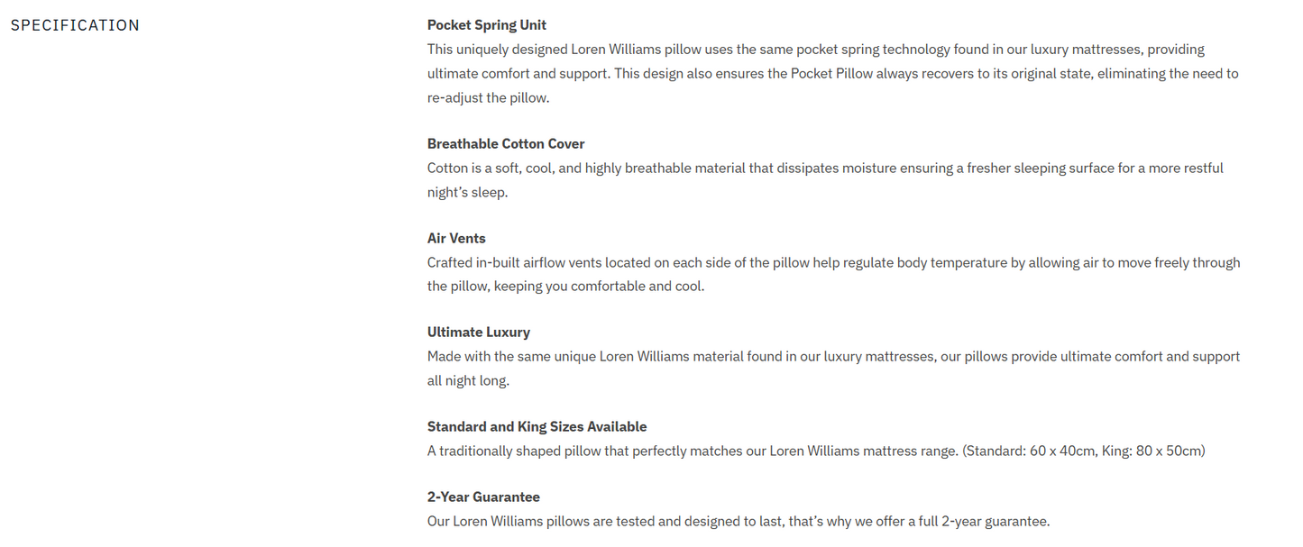Loren Williams Pocket Pillow