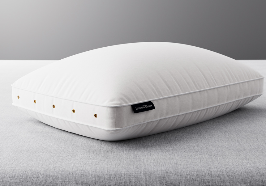 Loren Williams Pocket Pillow angled view