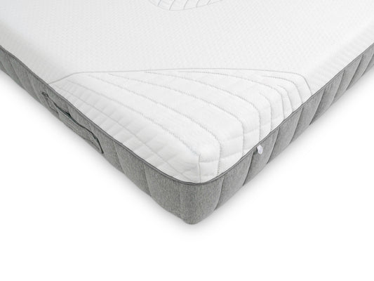 Breasley Uno Sunrise Wave Memory Mattress angled close up view