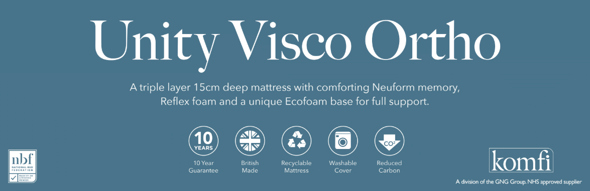 Komfi Unity Visco Ortho 15cm Mattress