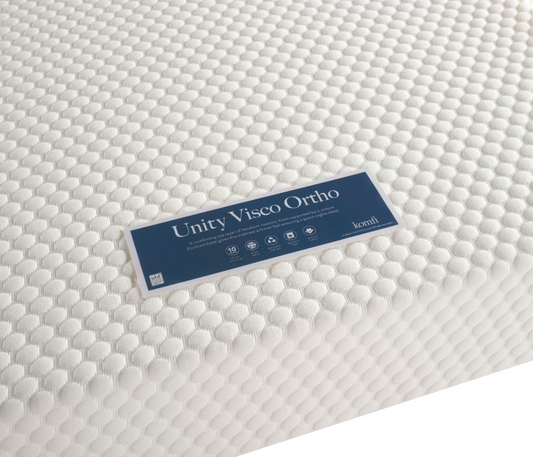 Komfi Unity Visco Ortho 15cm Mattress - Close up label