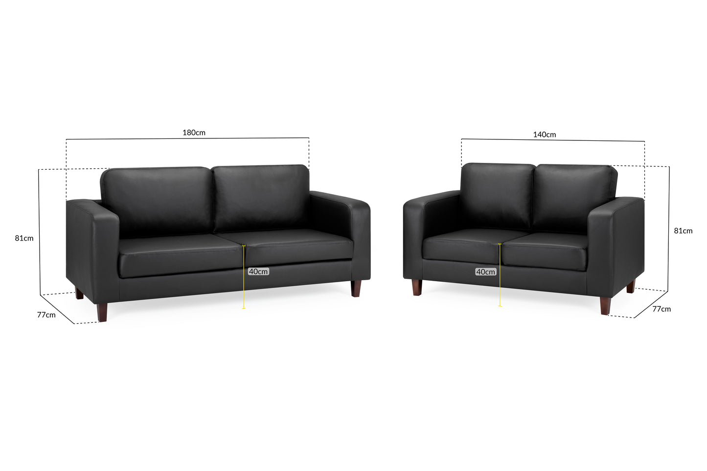 Box Sofa Black