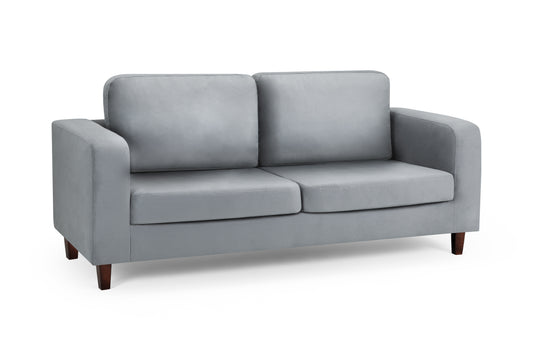 Box Sofa Grey Fabric