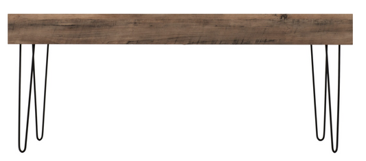 Troy Coffee Table Medium Oak Effect/Black
