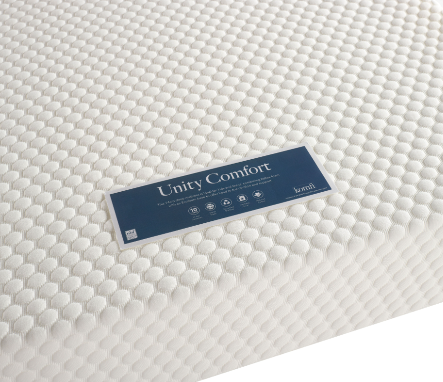 Komfi Unity Comfort 14cm Mattress close up