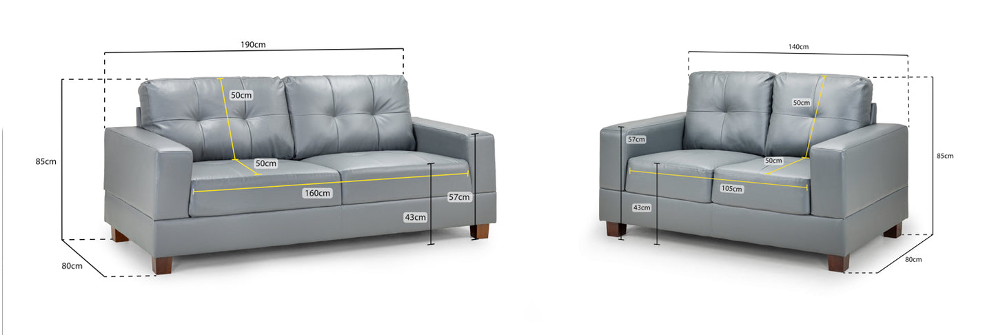 Jerry Sofa Grey