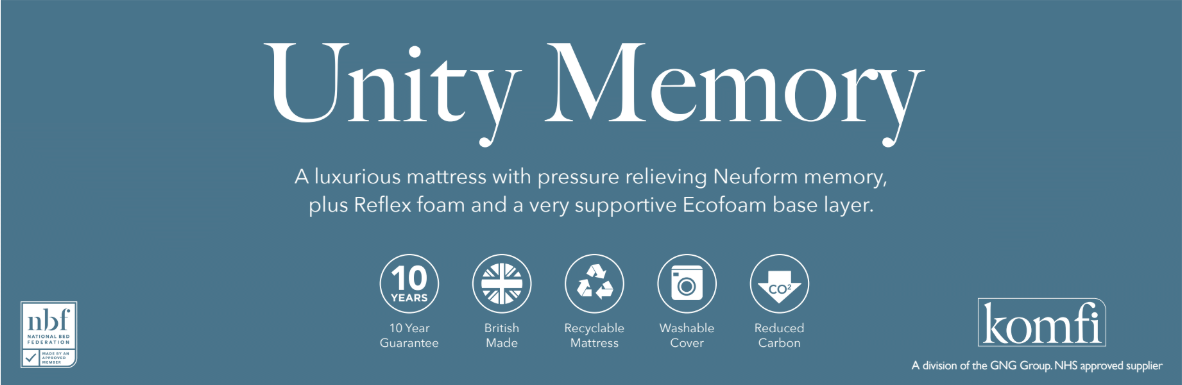 Komfi Unity Memory 19cm Mattress