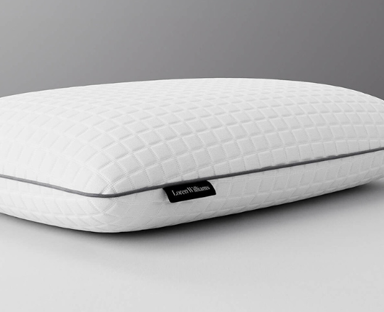 Loren Williams Latex Pillow label view