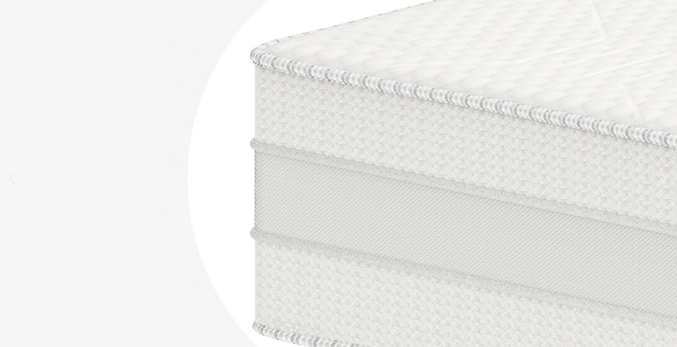 Komfi Unity Supreme Excel Firm 25cm Mattress angle close up iew